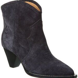 Isabel Marant Darizo Midnight Navy Blue Suede Bootie